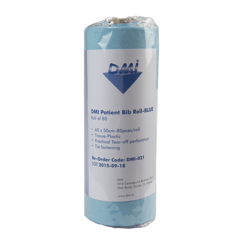 Bibs Roll 80pk Blue