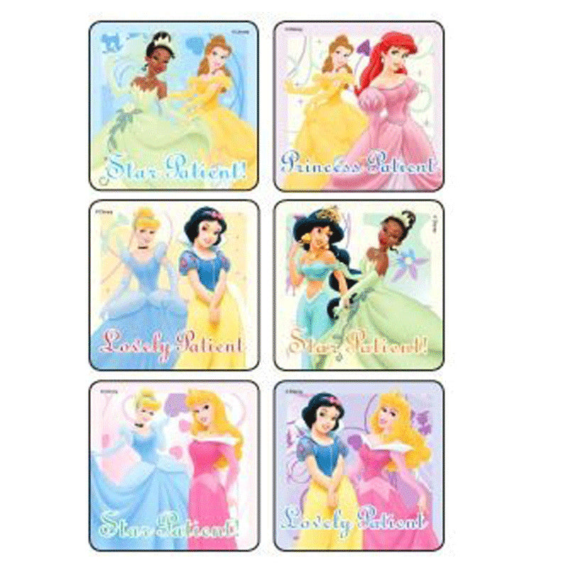 Medibadge patient reward stickers with disney princess design