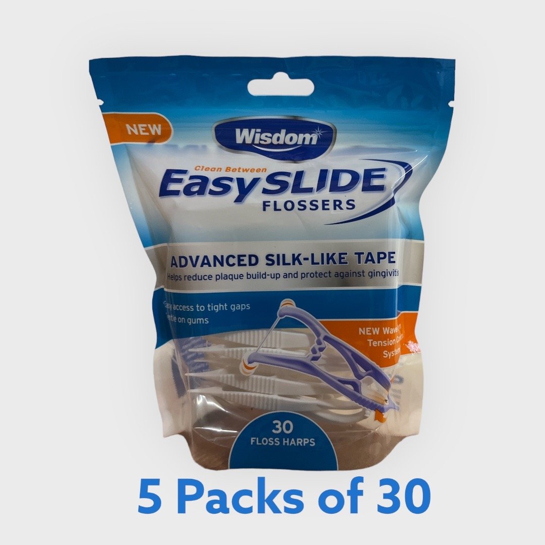 Wisdom Easy Slide Flossers 30 Pack x 5