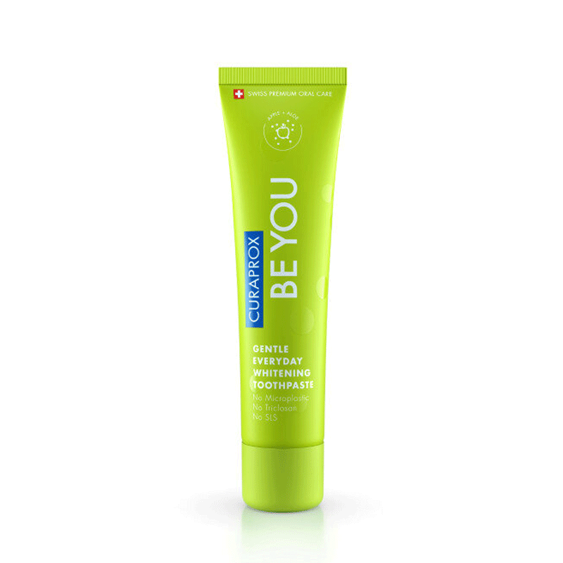 Curaprox BE YOU Flavoured Whitening Toothpaste - Apple & Aloe (Green)