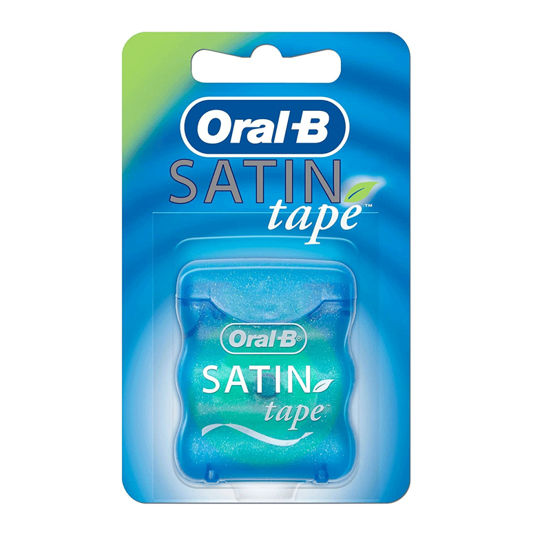 Pack of mint flavored oral-b dental tape