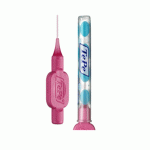 Pink tepe interdental brush with cover