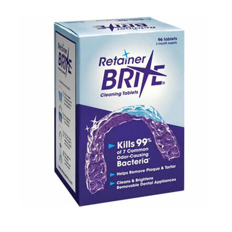 Box of 96 retainer brite cleaning tablets