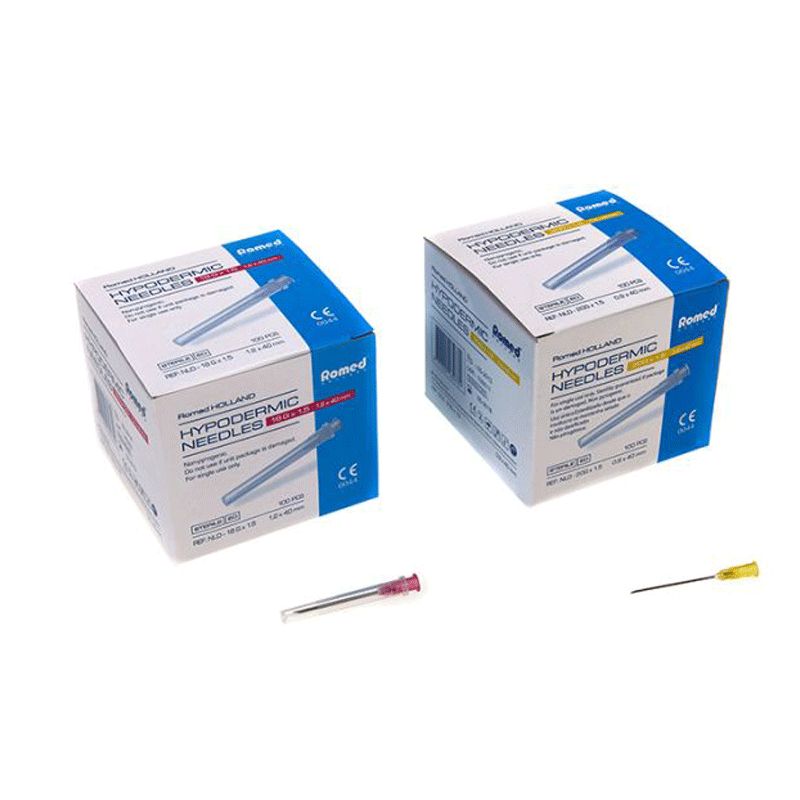 Romed sterile hypodermic needles