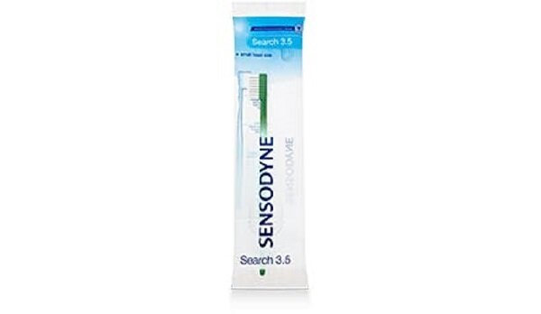 Sensodyne Toothbrush on a white background