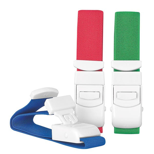 Reusable medical tourniquets featuring a clip fasten design