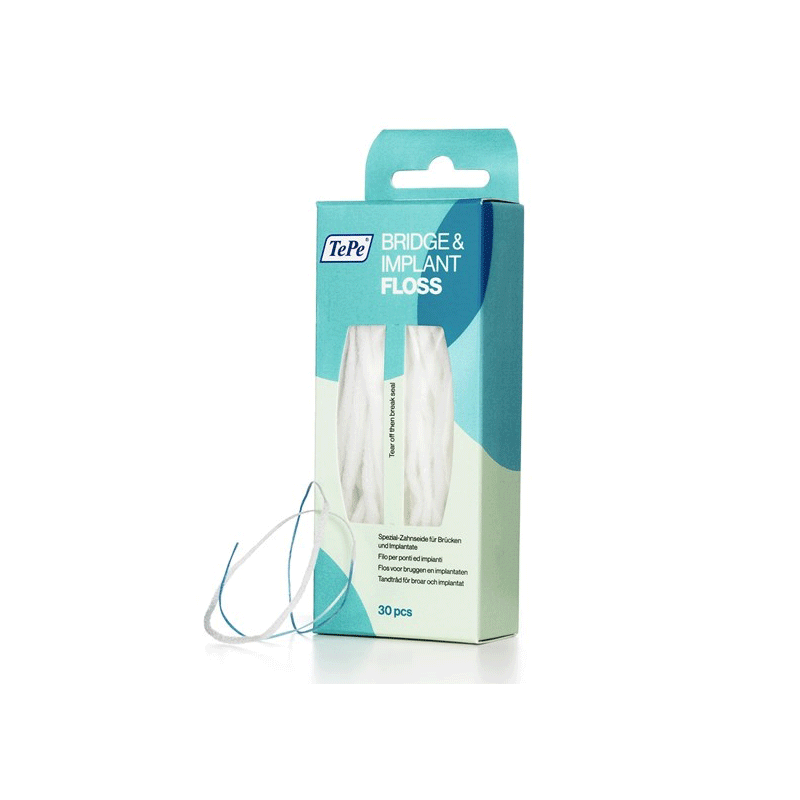 Box of thick sponge dental floss