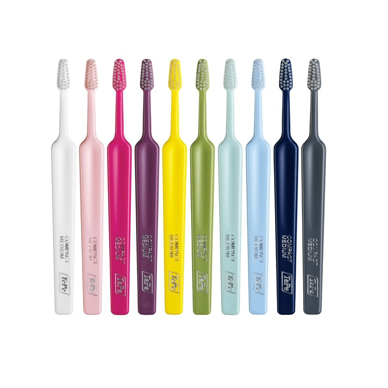 Compact Medium Tepe toothbrushes 