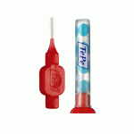 Red tepe interdental brush with cover