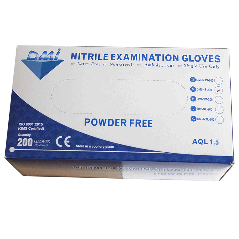 White Nitrile Gloves - 200pk