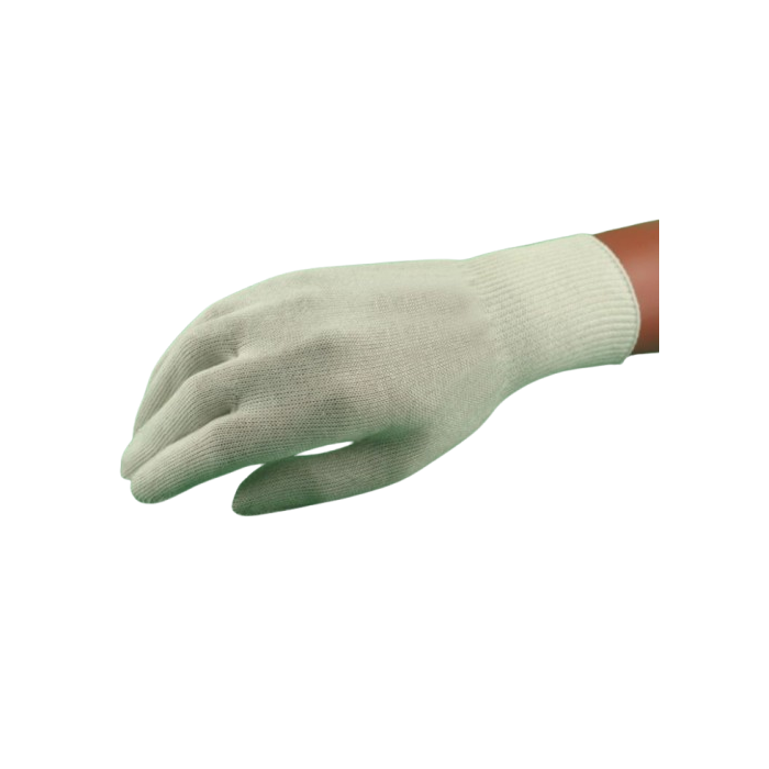 White cotton glove