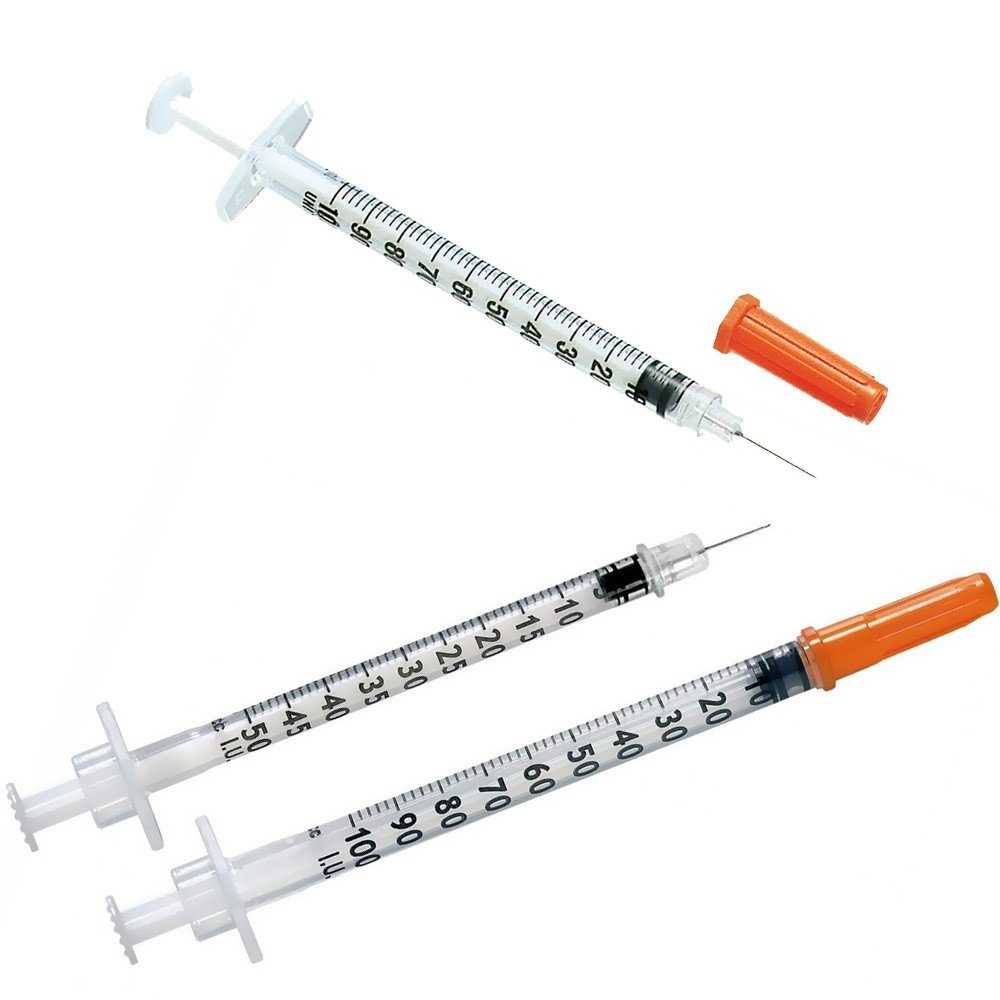 BD Micro Fine 1ml Insulin Syringe + Needle - 29g x 12.7mm