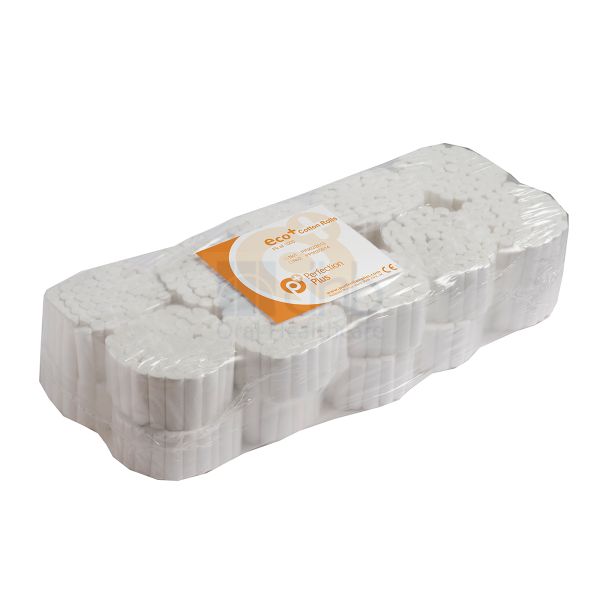 Pack of dental cotton rolls
