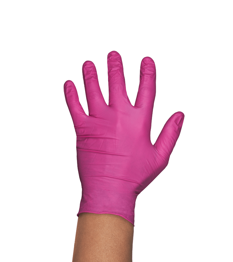 Gentle Touch Pink Nitrile Disposable Gloves - CLEARANCE