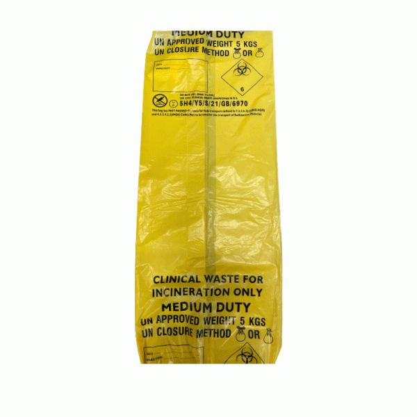 Yellow Clinical Waste Bags Medium 20L Roll X 50 Medical4U Medical